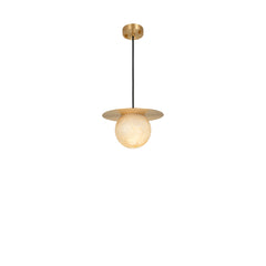 Disc Alabaster Pendant Light