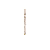 Slim Alabaster Cylinder Pendant Light