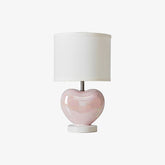Pearlescent Heart Shape Table Lamp
