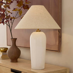 Carter Natural Stone Shade Table Lamp