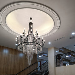 Tatum Lux American Shell Crystal Chandelier