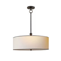 Modern Fabric Drum Pendant Light