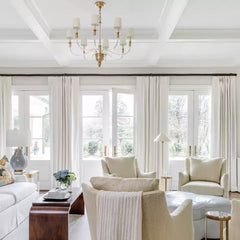 Vivian Modern Nickel Multi-Arm Chandelier