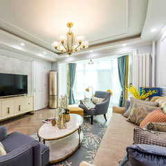 Stiffel 6-head Chandelier