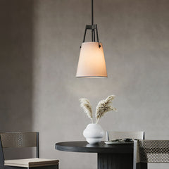 Modern Fabric Shade Corniche Pendant Lamp