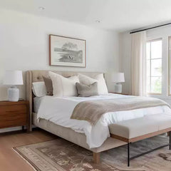 Textured Jar Table Lamp with Tapered Shade