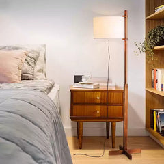 Minimalist Wooden Adjustable Floor Lamp