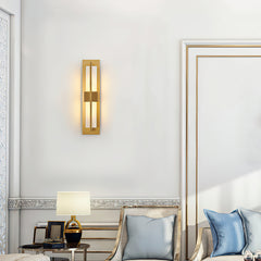Polished Brass Lumina Outdoor Wall Lamp