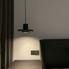 Lava Stone Black Pendant Light