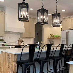 Caleb Vintage-Style Outdoor Lantern Pendant Light