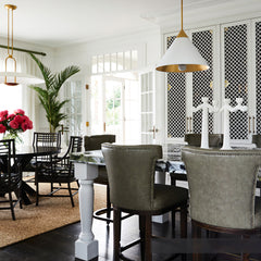 Minimalist Cone-Shaped Brass Pendant Lamp