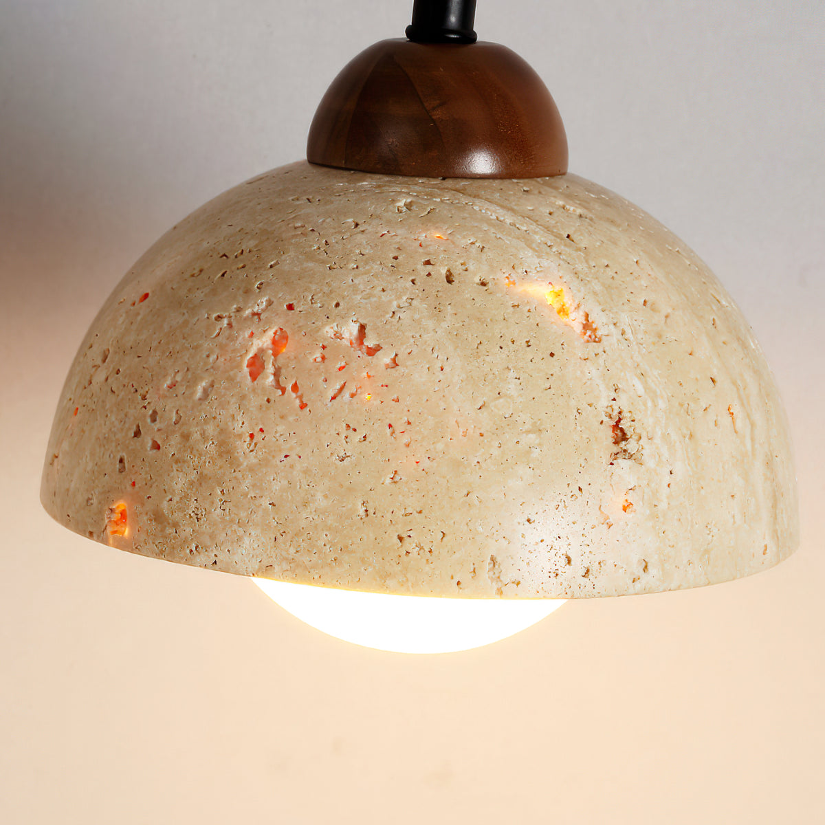 Wabi-sabi texture stone wall lamp - view 6 | Liootrlamp