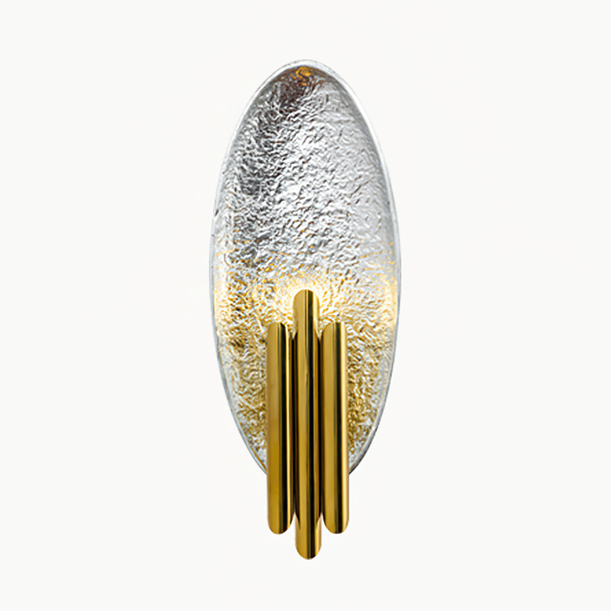 مصباح جداري حديد بيضاوي Electroplated
