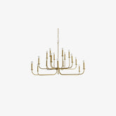Breck Modern Gold Multi-Arm Chandelier