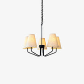 Fabric Conical Hanging Chandelier