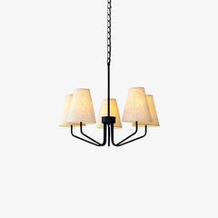 Fabric Conical Hanging Chandelier