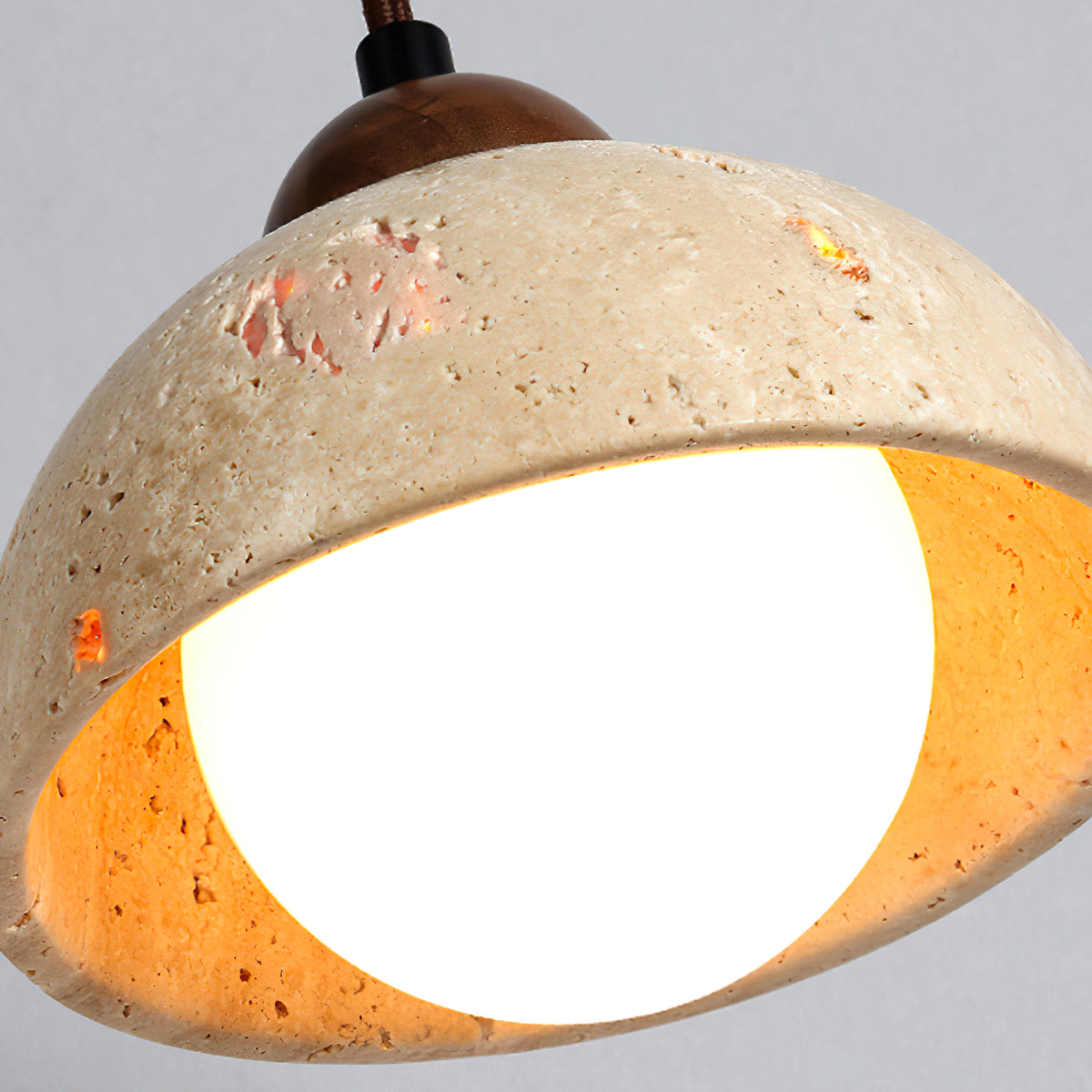Wabi-sabi texture stone wall lamp - view 7 | Liootrlamp