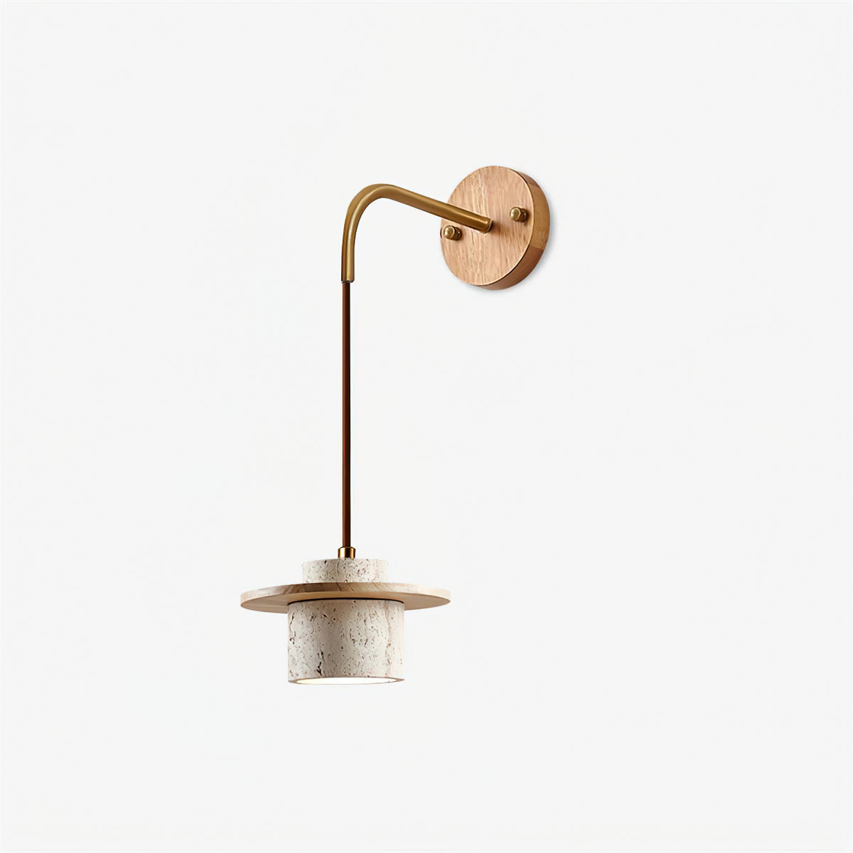 Rustic Textured Cata Stone Wall Lamp - view 14 | Liootrlamp