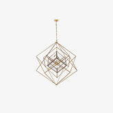 Contemporary Abstract Metal Chandelier
