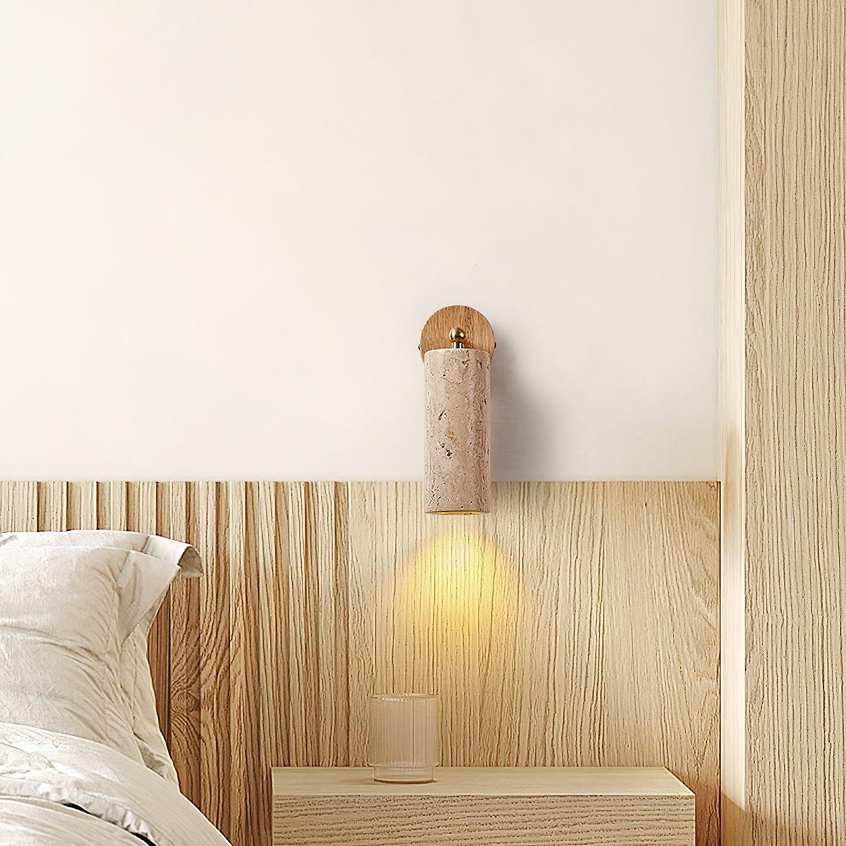 Mireille Modern Rustic Pivot Wall Lamp - view 3 | Liootrlamp