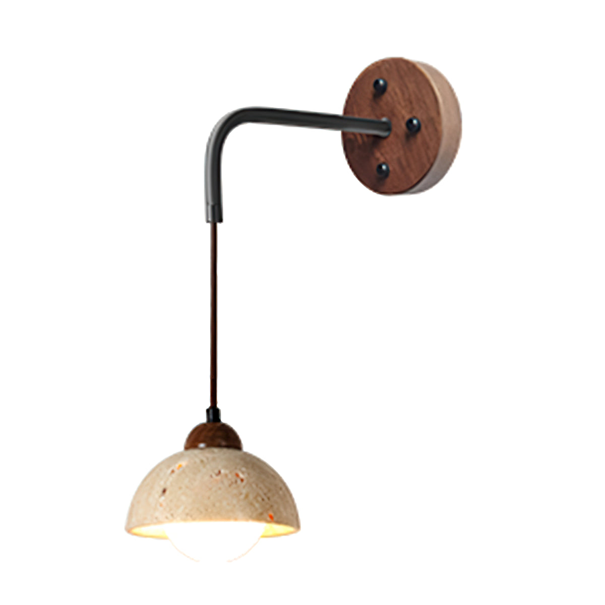 Wabi-sabi texture stone wall lamp - view 10 | Liootrlamp
