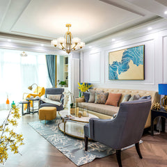 Stiffel 6-head Chandelier