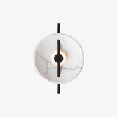 Contemporary Resin Round Marble Wall Light