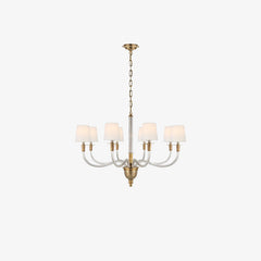 Vivian Modern Nickel Multi-Arm Chandelier