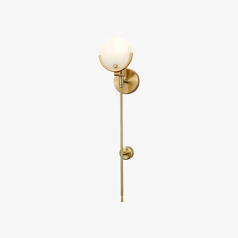 Universal Ava Brass Wall Light | Liootrlamp