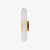 Modern Vertical Alabaster Wall Sconce