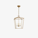 Gold Lantern Pendant Chandelier