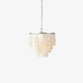 Tiered Capiz Skye Chandelier