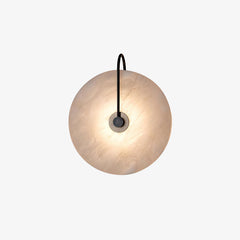Circular Glow Marble Wall Sconce
