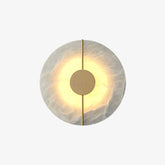Zen Harmony Round Marble Wall Light