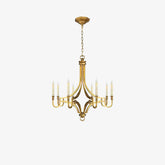 Luxury Gold Candle-Style Mykonos Chandelier