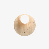 Japanese Oval Travertine Wall Light