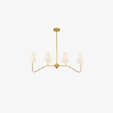 Daphne Brass Linear American Chandelier