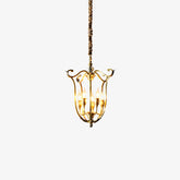 Metal Scrollwork 5-Head Chandelier