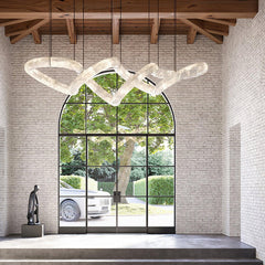 Helix Alabaster Pendant Light