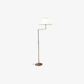 Contemporary Chrome Swing Arm Floor Lamp