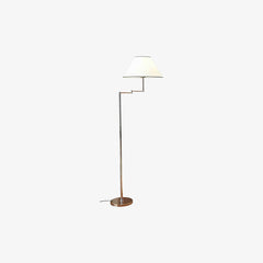 Contemporary Chrome Swing Arm Floor Lamp