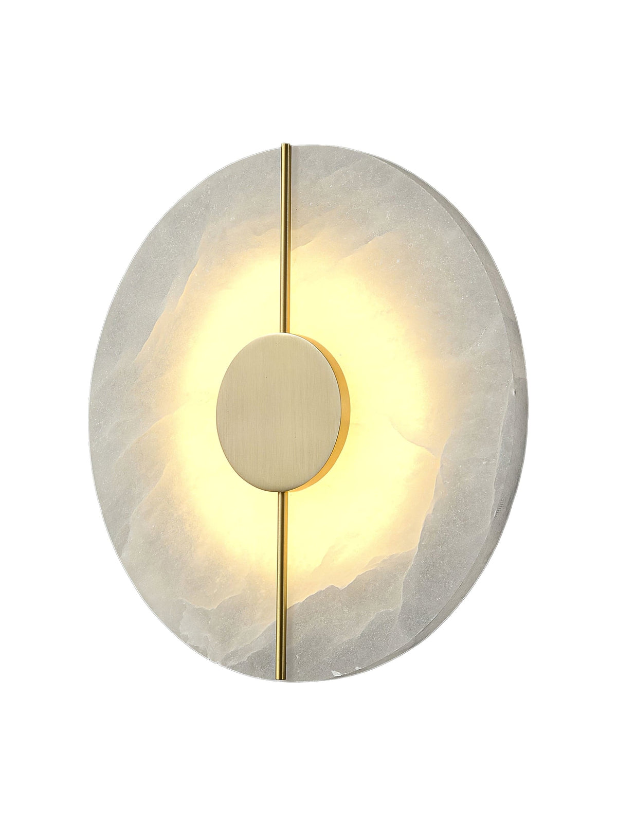 Zen Harmony Round Marble Wall Light - view 17 | Liootrlamp