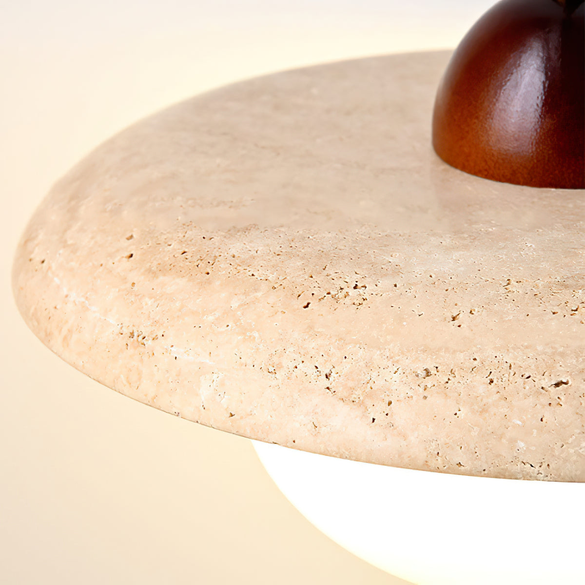 مصباح معلق ترافرتين لجانب السرير Wabi-Sabi