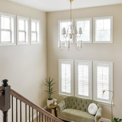 Gold Two-Tier Montreuil Chandelier