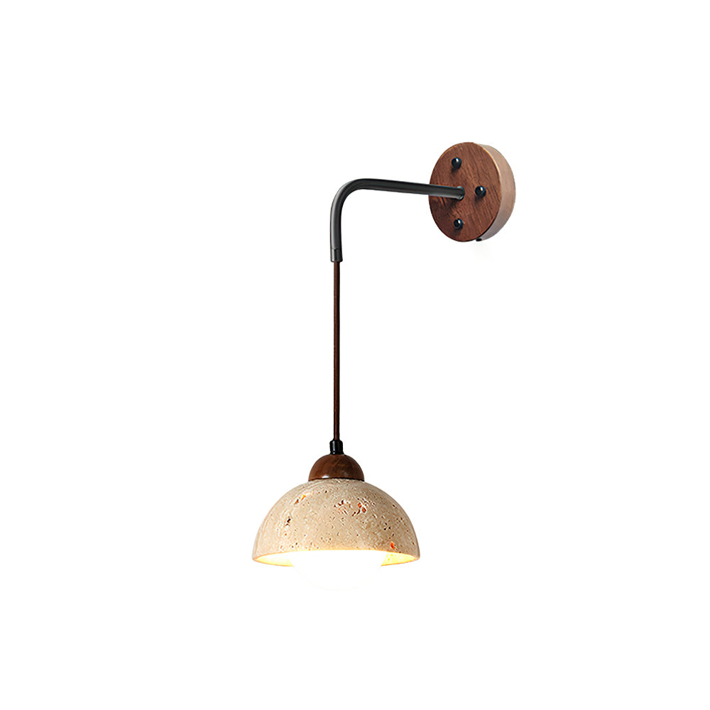 Wabi-sabi texture stone wall lamp - view 12 | Liootrlamp