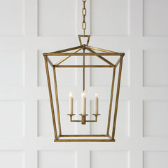 Gold Lantern Pendant Chandelier