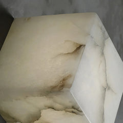 Alabaster Cube Wall Light