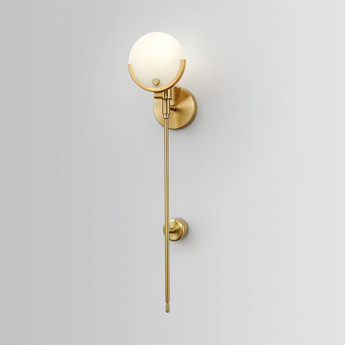 Universal Ava Brass Wall Light - view 16 | Liootrlamp