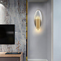 Electroplated Iron Oval Wall Light