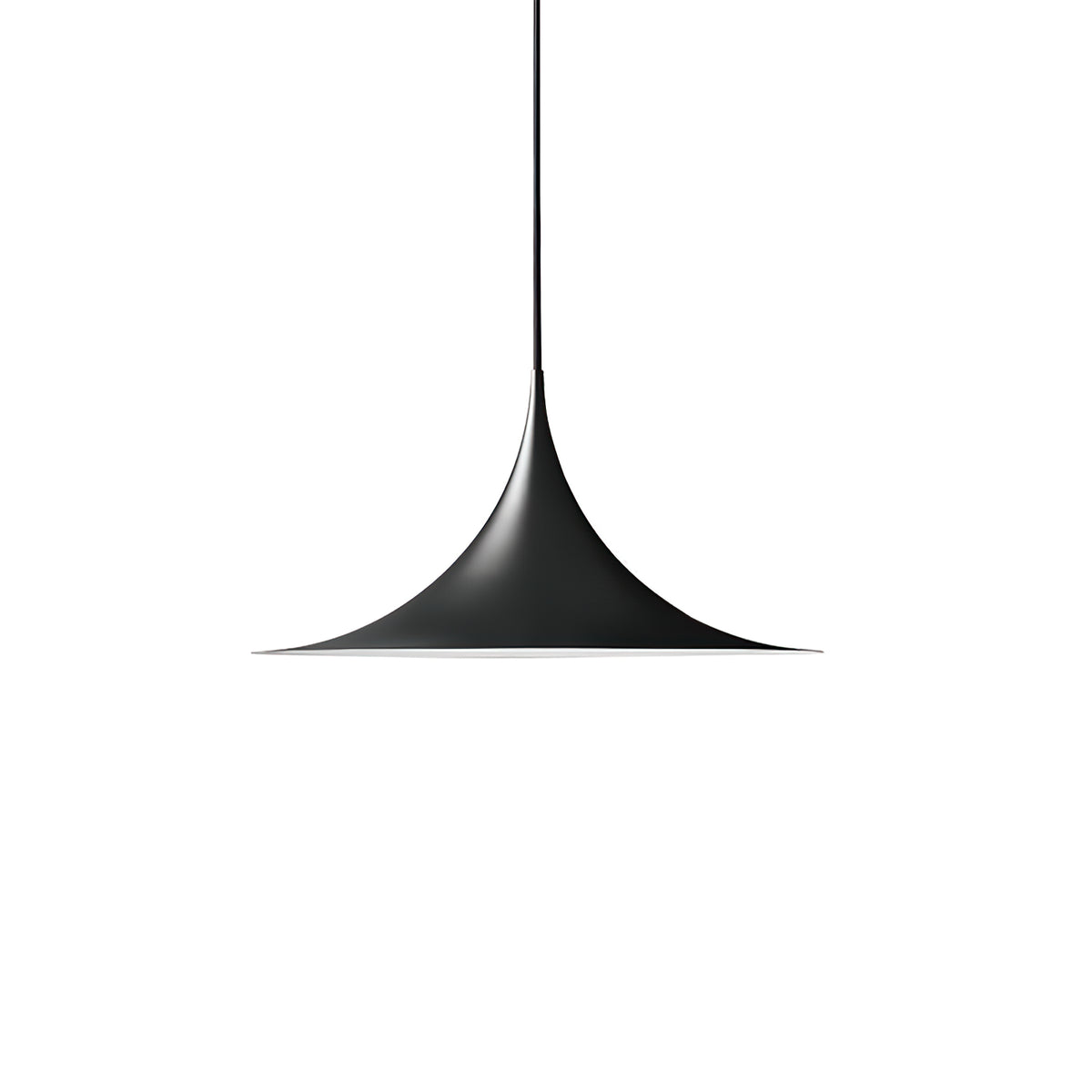 مصباح متدلٍ معدني بتصميم بوق عصري